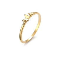 Pierścionek złoty - motylek