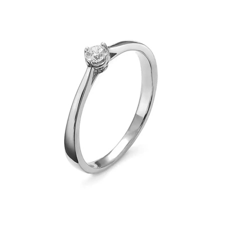 Pierścionek z brylantem 0,10 ct