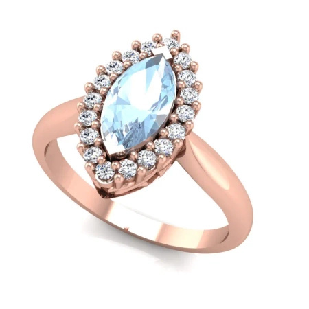 Pierścionek z topazem