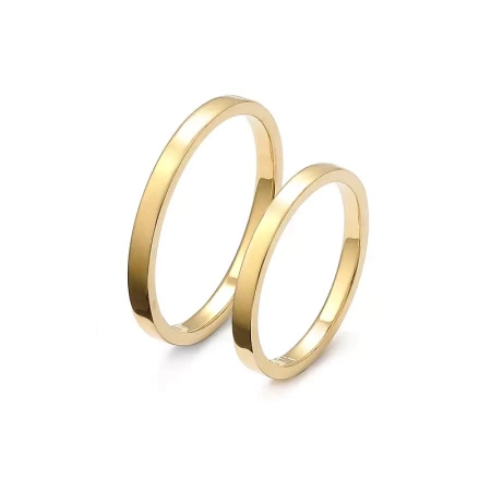 Obrączki ślubne 2 mm
