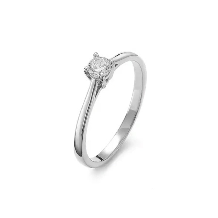 Pierścionek z brylantem 0,15 ct