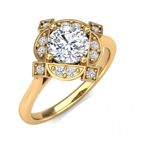 Pierścionek z cyrkoniami