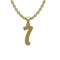 Zawieszka złota - literka I