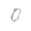 Pierścionek z brylantem 0,08 ct