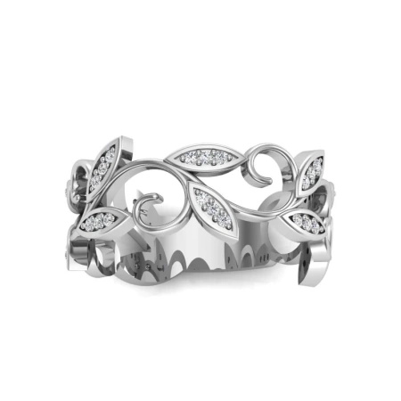 Pierścionek z brylantami 0,16 ct