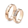 Obrączki ślubne z brylantami 0,05 ct