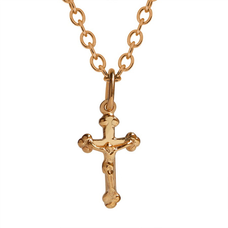 Zawieszka złota - krzyżyk