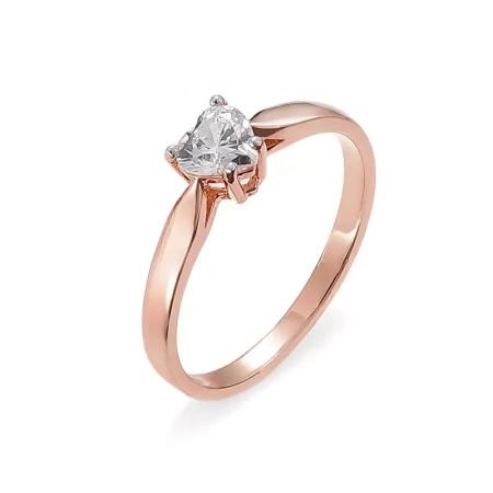 Pierścionek z białym topazem