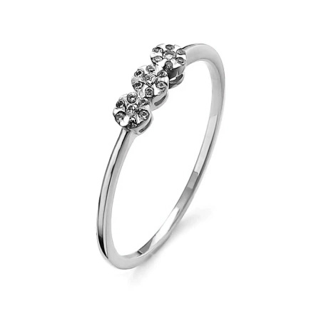 Pierścionek z brylantami 0,10 ct