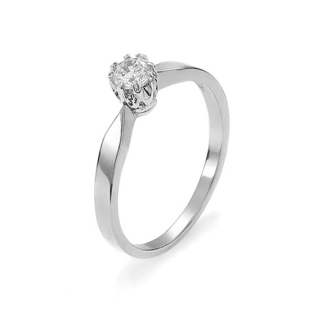 Pierścionek z brylantem 0,21 ct