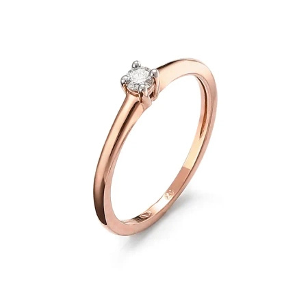 Pierścionek z brylantem 0,11 ct