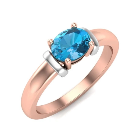Pierścionek z topazem