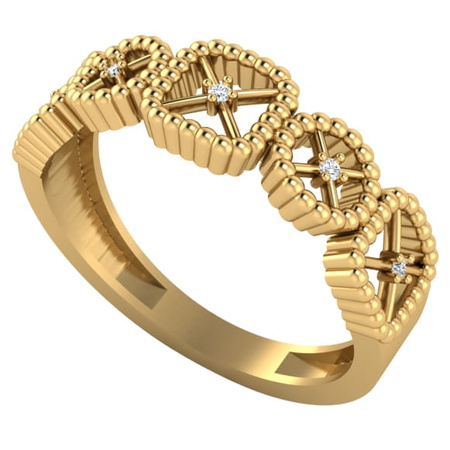 Pierścionek z cyrkoniami