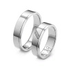 Obrączki ślubne z brylantami 0,03 ct