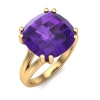 Pierścionek z ametystem
