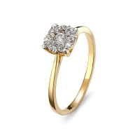 Pierścionek z brylantami 0,29 ct