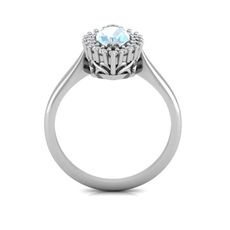 Pierścionek z topazem