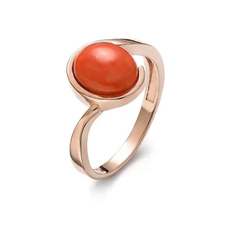 Pierścionek z koralem