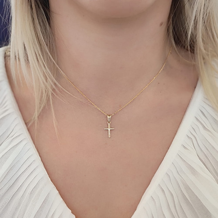 Zawieszka złota - krzyżyk