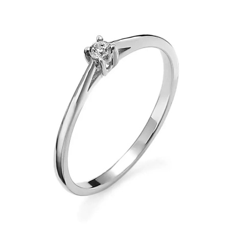 Pierścionek z brylantem 0,06 ct