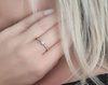 Pierścionek z brylantami 0,21 ct