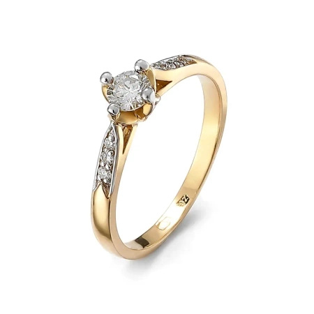 Pierścionek z brylantami 0,29 ct