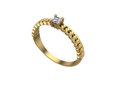 Pierścionek z cyrkonią