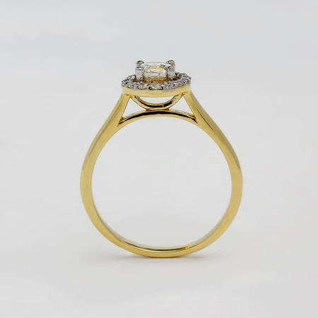 Pierścionek z brylantami 0,54 ct