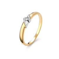 Pierścionek z brylantem 0,05 ct