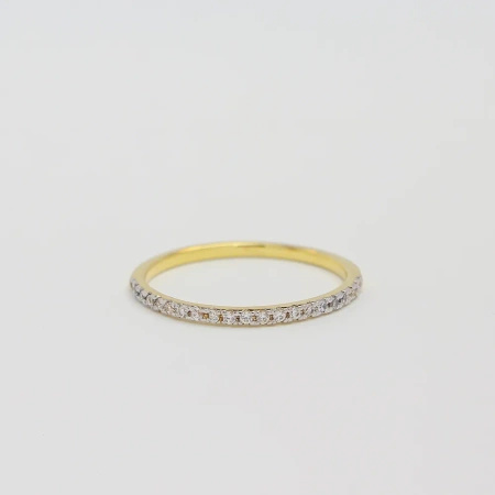 Pierścionek z brylantami 0,14 ct