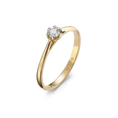 Pierścionek z brylantem 0,13 ct