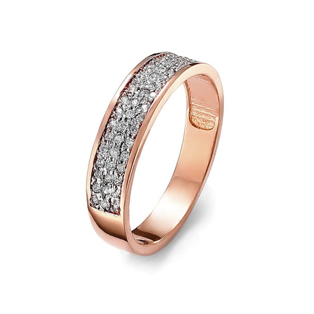 Pierścionek z brylantami 0,30 ct