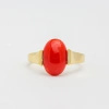 Pierścionek z koralem