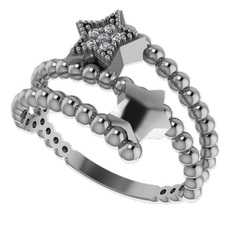 Pierścionek z cyrkoniami