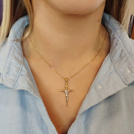 Zawieszka złota - krzyżyk