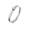 Pierścionek z brylantem 0,08 ct