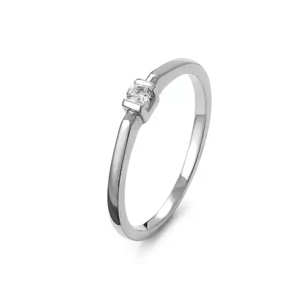 Pierścionek z brylantem 0,05 ct