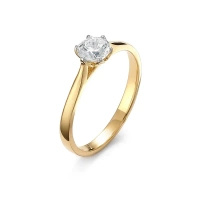 Pierścionek z brylantem 0,70 ct