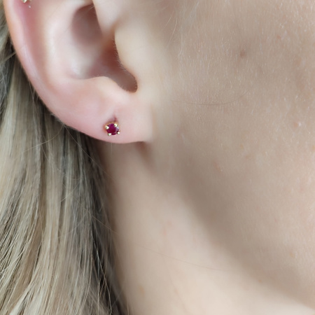 Kolczyki z tanzanitem