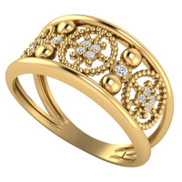 Pierścionek z cyrkoniami