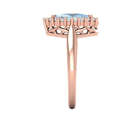 Pierścionek z topazem