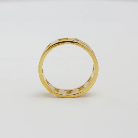 Pierścionek z czarnym brylantem 0,02 ct