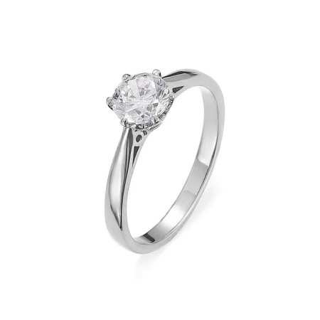 Pierścionek z brylantem 0,85 ct