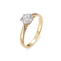 Pierścionek z brylantem 0,85 ct