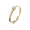 Pierścionek z brylantem 0,11 ct