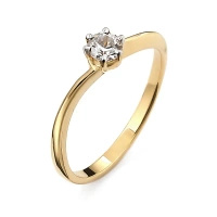 Pierścionek z brylantem 0,24 ct