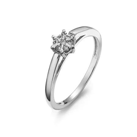 Pierścionek z brylantami 0,09 ct