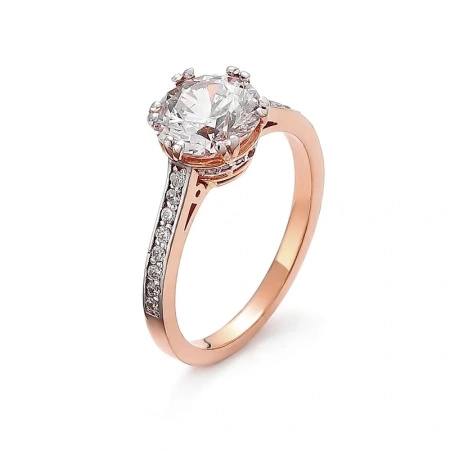 Pierścionek z cyrkoniami