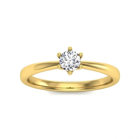 Pierścionek z brylantem 0,30 ct