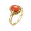 Pierścionek z koralem
